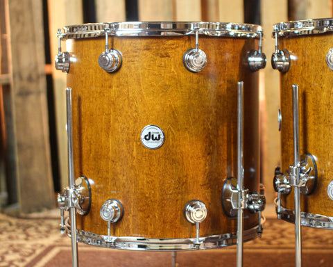 DW Collector's SonicPly Honey Satin Oil Drum Set - 22,10,12,14,16 - SO#1433132