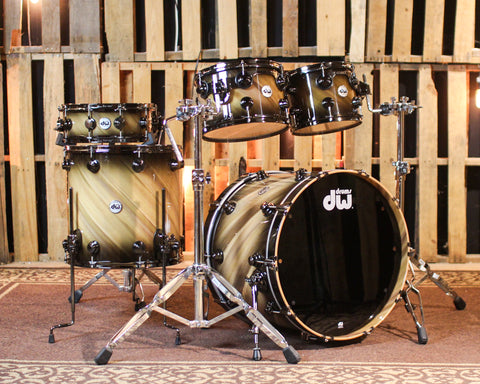 DW Collector's SonicPly Twisted Rainbow Drum Set - 22,10,12,16,14sn - SO#1429225