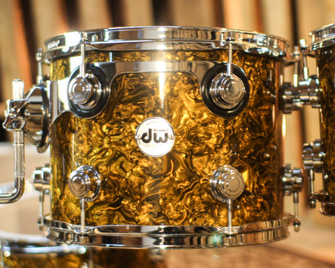 DW Collector's Standard Maple Gold Abalone Drum Set - 22,8,10,12,14,16 - SO#1423477
