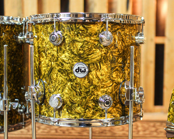 DW Collector's Standard Maple Gold Abalone Drum Set - 22,8,10,12,14,16 - SO#1423477