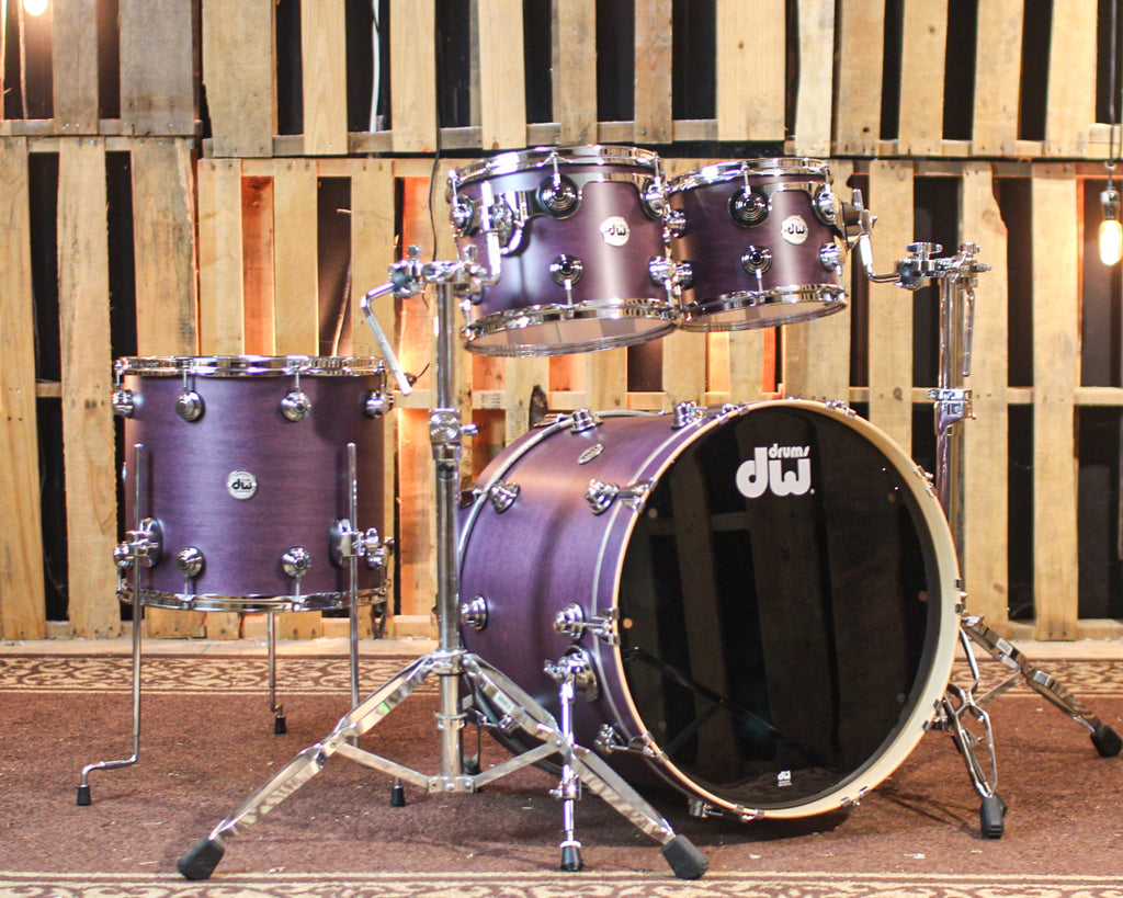 DW Collector's Standard Maple Lavender Satin Oil Drum Set - 22,10