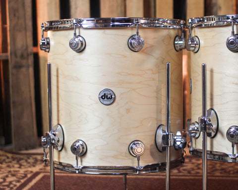 DW Collector's Standard Maple Natural Satin Oil Drum Set - 22,10,12,14,16 - SO#1444896