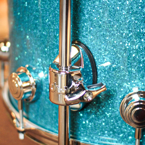 DW Collector's Standard Maple Teal Glass Drum Set - 20,10,12,14 - SO#1392784