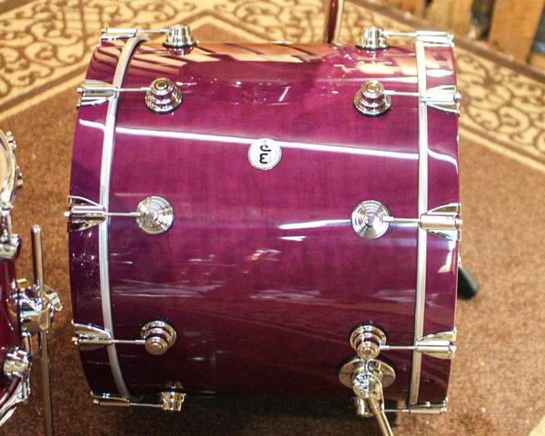 DW Collector's Standard Maple Ultraviolet Purple Lacquer Drum Set - 22,10,12,14,14sn - SO#1395985