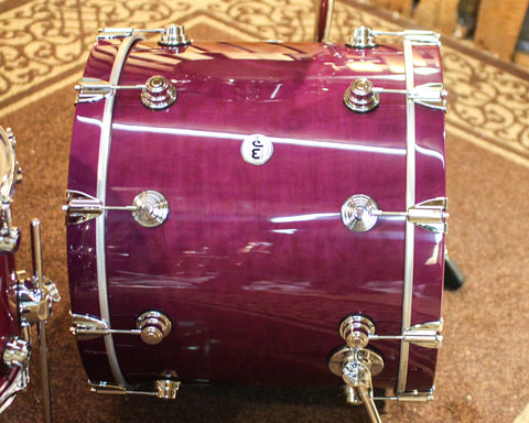 DW Collector's Standard Maple Ultraviolet Purple Lacquer Drum Set - 22,10,12,14,14sn - SO#1395985