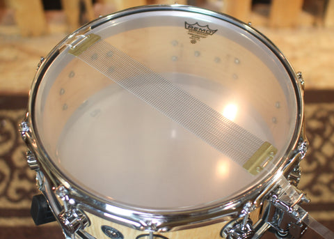 Used DW 6x14 Collector's Natural Lacquer over Maple Edge Snare Drum - SO#743360