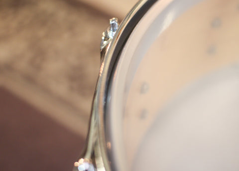 Used DW 6x14 Collector's Natural Lacquer over Maple Edge Snare Drum - SO#743360