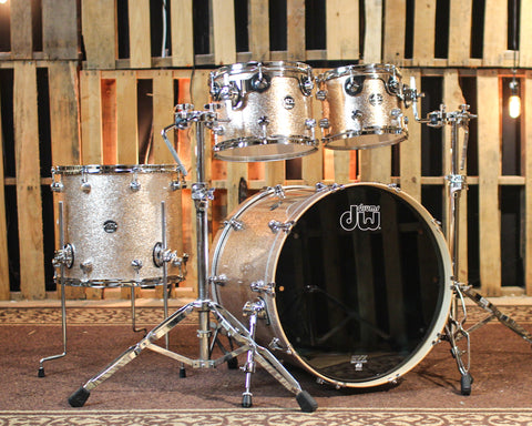 DW Performance Bermuda Sparkle Stage Drum Set - 18x22, 8x10, 9x12, 14x16