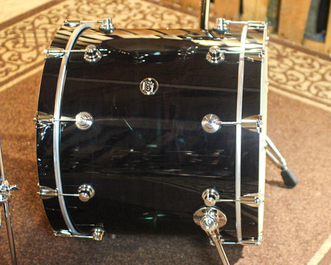 DW Performance Ebony Stain Lacquer Stage Drum Set - 18x22, 8x10, 9x12, 14x16
