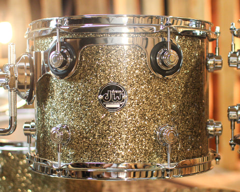 DW Performance Ginger Glitter Glass 6pc Drum Set - 18x22,7x8,8x10,9x12,12x14,14x16
