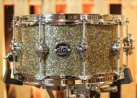 DW Performance Ginger Glitter Glass Snare Drum - 6.5x14
