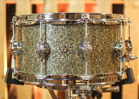 DW Performance Ginger Glitter Glass Snare Drum - 6.5x14