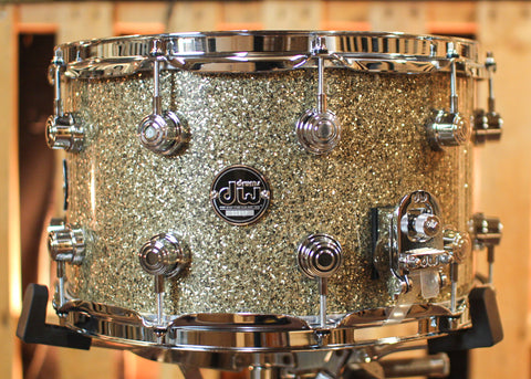 DW Performance Ginger Glitter Glass Snare Drum - 8x14