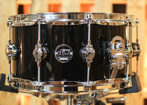 DW Performance Gloss Black Snare Drum - 6.5x14