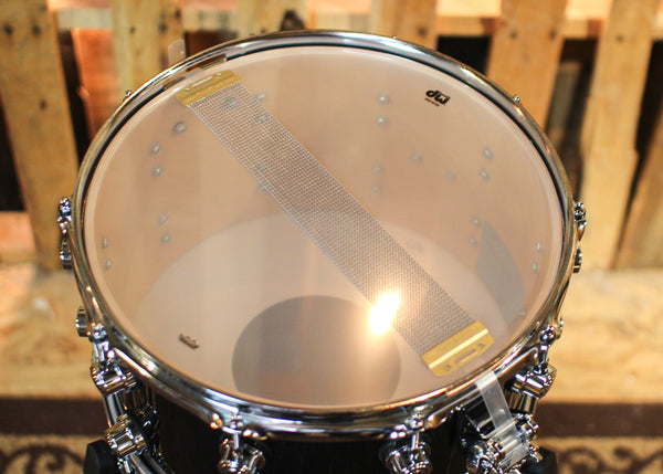DW Performance Gloss Black Snare Drum - 8x14