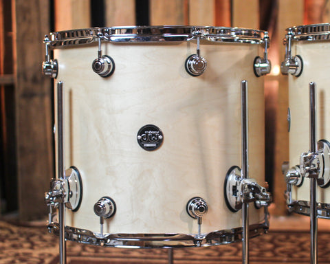 DW Performance Satin Natural 6pc Drum Set - 18x22,7x8,8x10,9x12,12x14,14x16