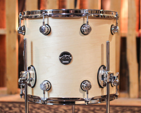 DW Performance Satin Natural Floor Tom - 12x14