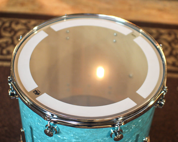 DW Performance Seafoam Marine Floor Tom - 14x16