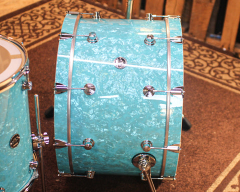 DW Performance Seafoam Marine Rock Drum Set - 14x24, 9x13, 16x16