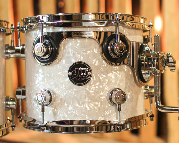 DW Performance White Marine Pearl 5pc Drum Set - 18x22, 8x10, 9x12, 12x14, 14x16