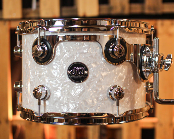 DW Performance White Marine Pearl Rack Tom - 8x12