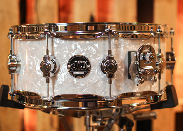 DW Performance White Marine Pearl Snare Drum - 5.5x14