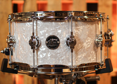 DW Performance White Marine Pearl Snare Drum - 6.5x14
