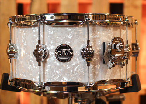 DW Performance White Marine Pearl Snare Drum - 6.5x14