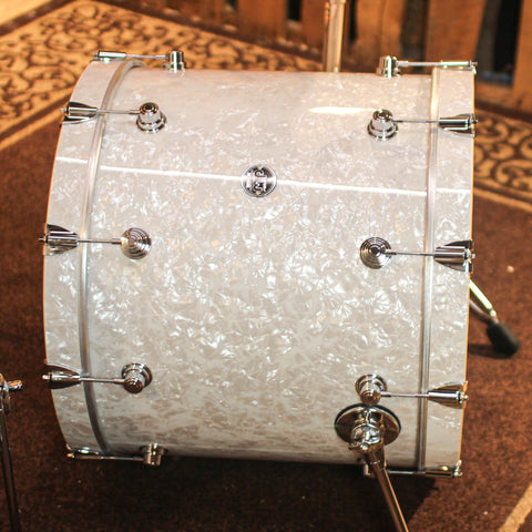 DW Performance White Marine Pearl Stage Drum Set - 18x22, 8x10, 9x12, 14x16