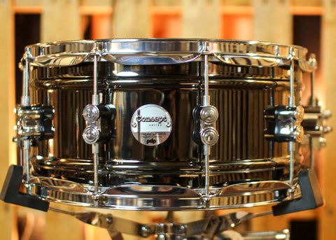 PDP 6.5x14 Concept Black Nickel over Steel Snare Drum - PDSN6514BNCR