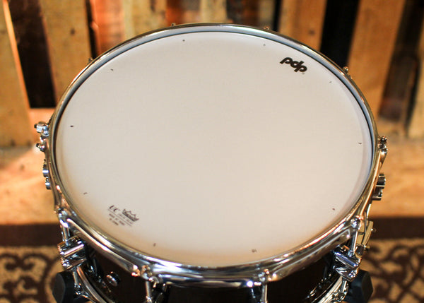 PDP 6.5x14 Concept Black Nickel over Steel Snare Drum - PDSN6514BNCR