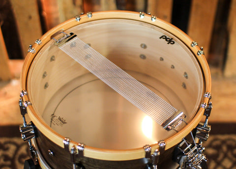 PDP 6.5x14 Concept Classic Walnut Stain w/ Natural Hoops Snare Drum - PDCC6514SSWN