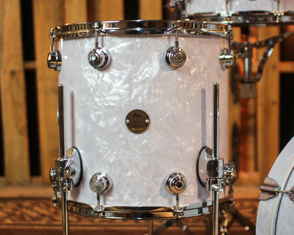 Used DW Collector's Jazz Maple Gum Classic Marine Drum Set - 18,12,14,14sn - SO#1304622