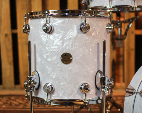 Used DW Collector's Jazz Maple Gum Classic Marine Drum Set - 18,12,14,14sn - SO#1304622