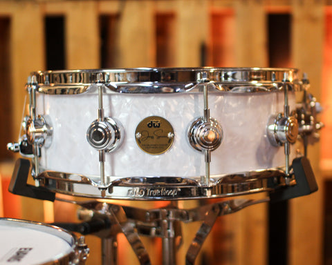 Used DW Collector's Jazz Maple Gum Classic Marine Drum Set - 18,12,14,14sn - SO#1304622