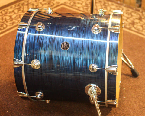 Used DW Collector's Maple Deep Blue Oyster Drum Set - 18x20,7x8,8x10,9x12,11x14