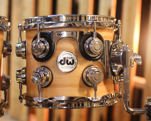 Used DW Collector's Pure Oak Natural Hard Satin Drum Set - 22,8,10,12,14,16,14