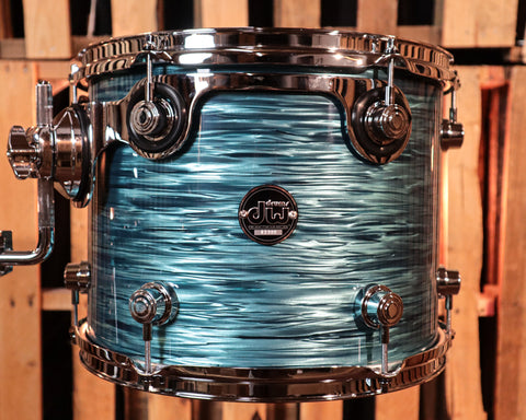 DW 10x13 Performance Turquoise Oyster Rack Tom