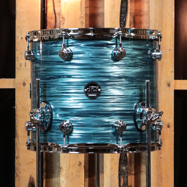 DW Performance Turquoise Oyster Floor Tom - 12x14