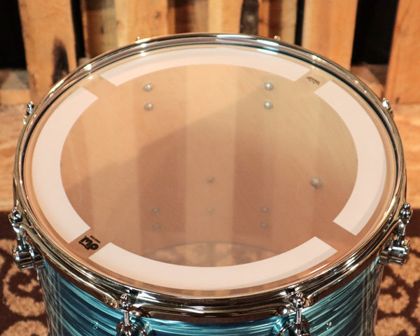 DW Performance Turquoise Oyster Floor Tom - 12x14