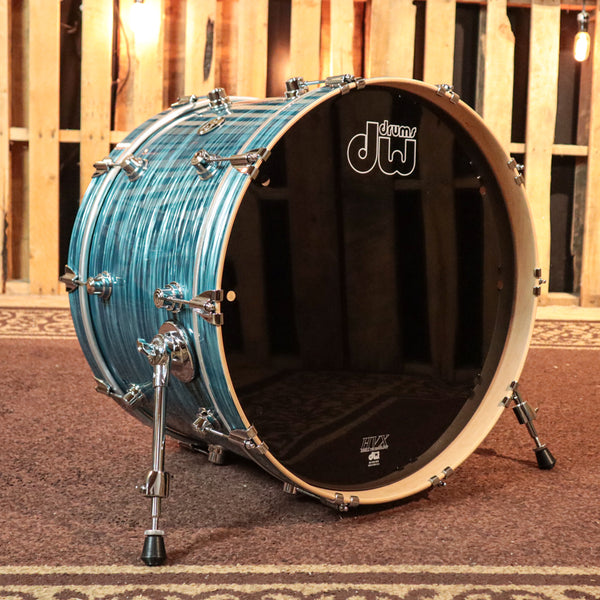 DW Performance Turquoise Oyster Bass Drum - 14x22