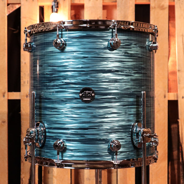 DW Performance Turquoise Oyster Floor Tom - 16x16