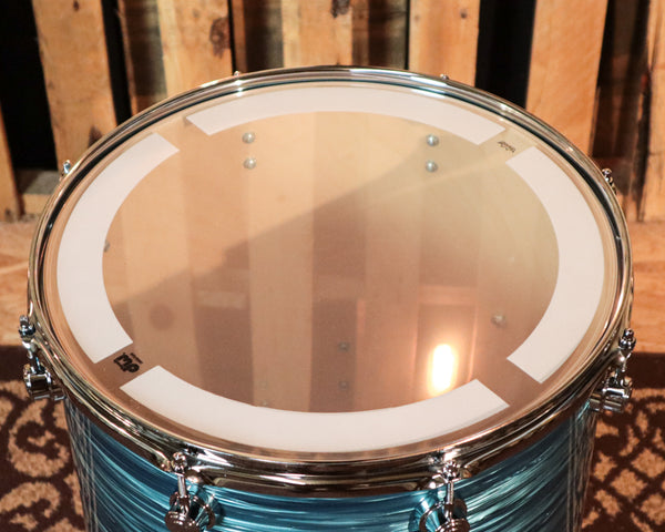 DW Performance Turquoise Oyster Floor Tom - 16x16