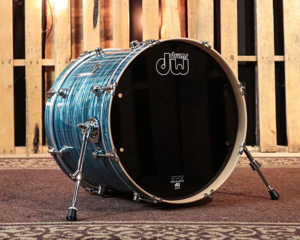 DW Performance Turquoise Oyster Bass Drum - 16x20