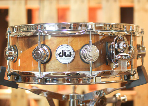 DW 4.5x14 Collector's Maple VLT Cherry/Walnut Barber Pole Snare Drum - SO#965040