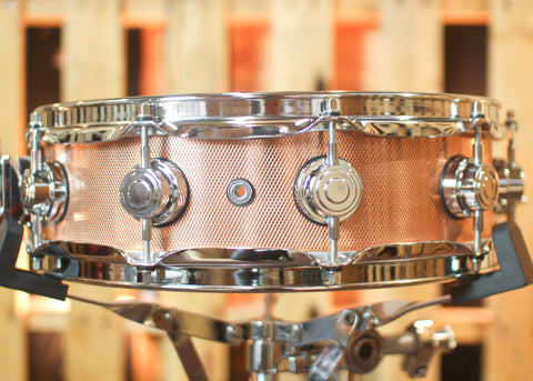 DW 4x14 Collector's Knurled Copper Snare Drum - DRVP0414SKC