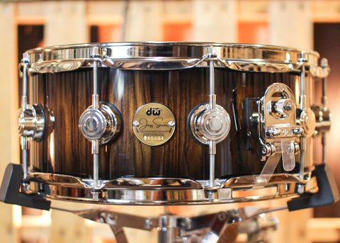 DW 5.5x14 Collector's Jazz Maple/Gum Santos Rosewood Snare Drum - SO#1308635