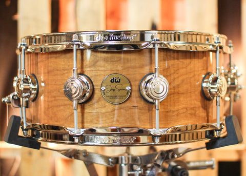 DW 5.5x14 Collector's Jazz Cherry/Gum Natural Lacquer Snare Drum - SO#1308638