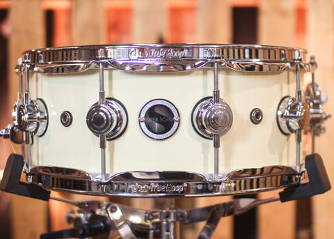DW 5.5x14 Collector's Maple Solid Double Cream Super Solid Snare Drum - SO#1288929