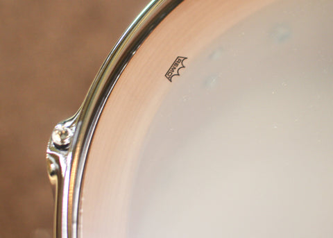 DW 5.5x14 Collector's Maple Solid Double Cream Super Solid Snare Drum - SO#1288929